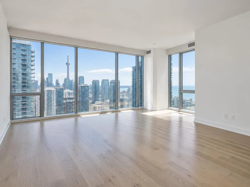 Illustrative clean, empty Toronto condo ready for a fresh start